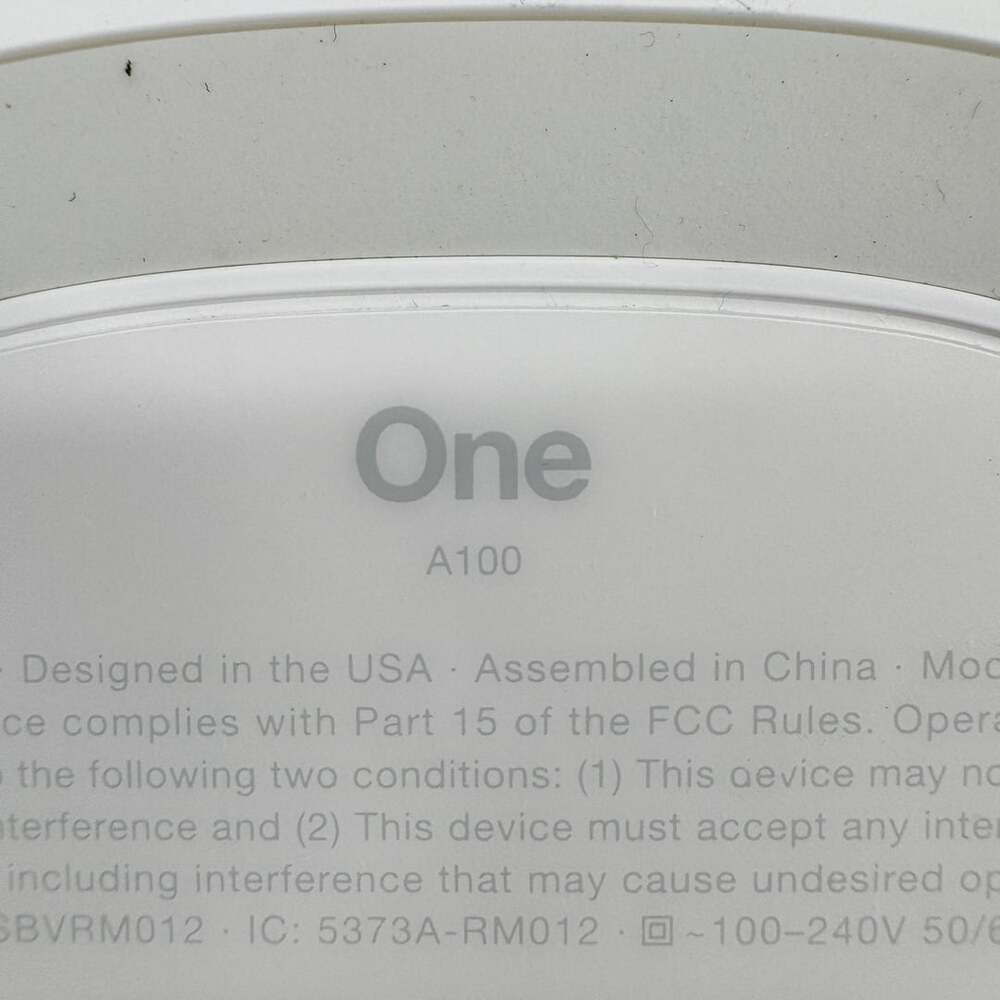 Sonos One Gen 2 A100 S13 White WiFi Smart Speaker AirPlay 2 Tested Working - Picture 11 of 12